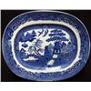 Image 6 : Three Blue Willow platters including tw