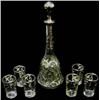 Image 1 : Sterling silver overlay liquor set incl