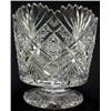 Image 1 : Cut glass ice bucket signed J.C. Hoare;