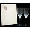 Image 1 : A pair of Lalique stemglasses; 8"; in f
