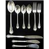 Image 2 : Wallace sterling silver flatware set of