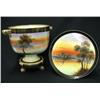 Image 1 : Noritake urn with stand and underplate;
