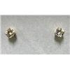 Image 1 : Pair of diamond stud earrings approxima