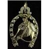 Image 1 : 18k gold and diamond horse head pendant