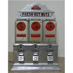 Ajax 5 cents Hot Nuts electric vending 