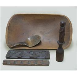 One lot of wooden ware including two mo
