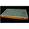 Image 5 : Backgammon game; folding hinged mahogan
