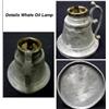 Image 2 : Pewter plate and pewter whale oil lamp;