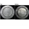 Image 3 : Pewter plate and pewter whale oil lamp;