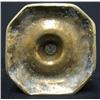 Image 3 : A pair of brass candlesticks; each with