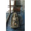 Image 4 : Clipper ship model in case; depicting s