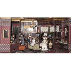 Diorama - Victorian Hotel Lobby with fi