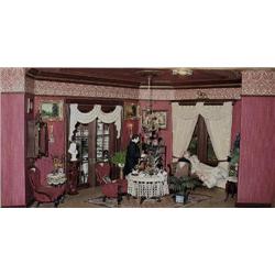 Diorama - Interior with reclining woman