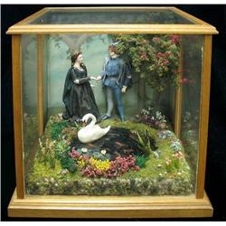 Vignette "Romeo and Juliet" in garden w