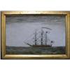 Image 1 : 19th C. American School; oil on studio 