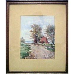 H. W. (Henry Wadsworth) Moore watercolo