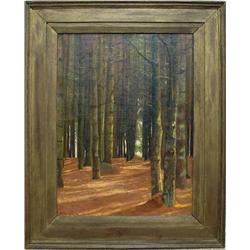 Francis J. Flanagan oil on canvas "Inte