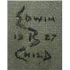 Image 3 : Edwin B. Child oil on canvas portrait o