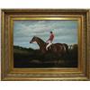Image 1 : Shipley oil on canvas of racehorse and 