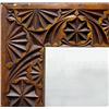 Image 3 : Carved walnut framed mirror; rectangula