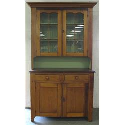 19th C. Pennsylvania poplar stepback cu