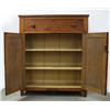 Image 2 : Poplar jelly cupboard; rectangular top 