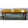 Image 2 : Chestnut farm table; rectangular top wi