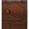Image 3 : Walnut four drawer chest; rectangular t