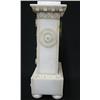 Image 3 : White marble cased French clock; rectan