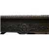 Image 3 : Walnut library table; carved banding ar
