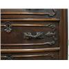 Image 5 : Walnut Victorian dresser; carved crest 
