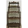 Image 1 : Walnut Victorian étagère; scalloped cre
