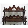 Image 2 : Walnut Victorian étagère; scalloped cre