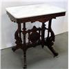 Image 3 : Walnut Renaissance Revival marble top c