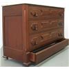 Image 3 : Walnut Victorian dresser with mirror; a