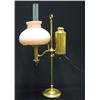 Image 1 : Brass student lamp; converted from oil;