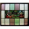 Image 1 : Stained glass window; center panel depi