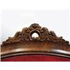 Image 3 : Victorian walnut and upholstered sofa; 