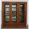 Image 1 : Biedermeier bookcase; cherry and burled