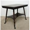 Image 2 : Oak center table; rectangular top over 