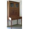 Image 2 : Walnut drop front desk; molded cornice 