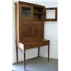 Image 3 : Walnut drop front desk; molded cornice 