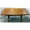Image 3 : Chestnut trestle table; rectangular top