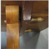 Image 4 : Chestnut trestle table; rectangular top
