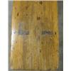 Image 3 : Mortised poplar bench; sides ending in 