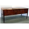 Image 3 : Banded mahogany executive desk by John 