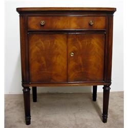 Mahogany double door cabinet by John Sc