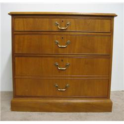Kittinger mahogany three drawer cabinet