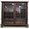 Image 1 : Mahogany Chippendale style double glass