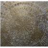 Image 3 : Brass charger with Middle Eastern engra